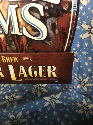 SAMUEL ADAMS Winter Lager Seasonal Brew Beer Tin Sign 16.  5”x16” Very Rare 2012 3