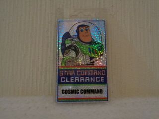 Buzz Lightyear Star Command Cosmic Command Space Ranger Badge Pass Wdw