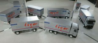 1:87 Ho Scale German Truck Binding Lager Tandem Trailer Truck Includes 9 Others