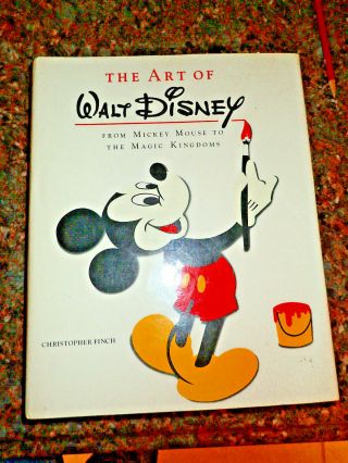 The Art Of Walt Disney.  C.  1973/1983 Edition; Lg.  Hardcover Book.
