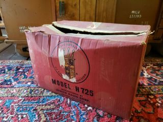 Vintage Box For A Zenith H 725 Am/fm Bakelite Tube Radio