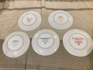 Avon Collectable Christmas Plates - set of 5 (1988,  1989,  1990,  1992,  1993) 2