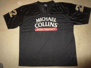 Michael Collins Irish Whiskey The Big Fellow Football Jersey XL mens 2