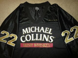 Michael Collins Irish Whiskey The Big Fellow Football Jersey XL mens 3
