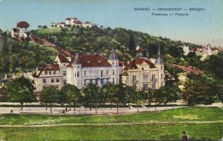 Romania,  Brasso Brasov Kronstadt,  Postwiese Postaret (1915)