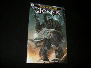 John Carpenter Signed The Joker Year Of The Villain 1 Variant Dc Comic Book
