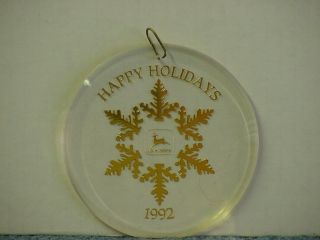 1992 John Deere Christmas Ornament