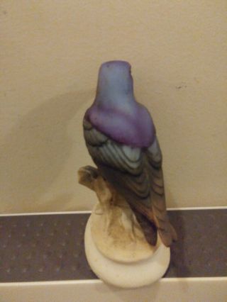 Lefton Purple Martin Bird Figurine KW1184 Statue hand painted 5 