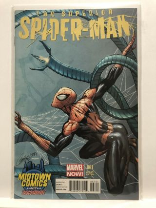 Superior Spider - Man 1 - Nm (9.  4 - 9.  8) - J.  Scott Campbell,  Midtown
