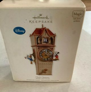 Hallmark Ornament - Mickey And Gang - Clock Cleaners 2011