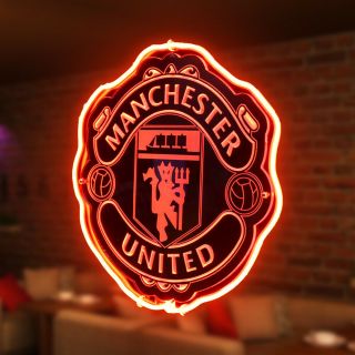 Neon Light Manchester United Sign Beer Bar Pub Party Homeroom Windows Decor Gift