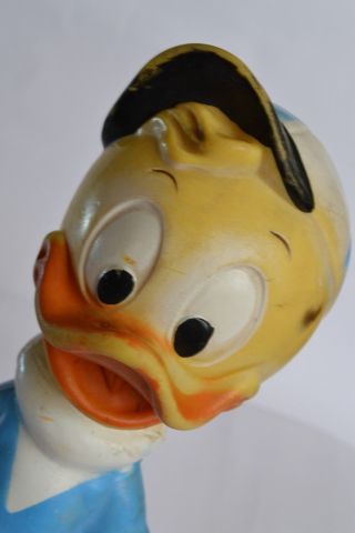 Dewey Duck Walt Disney 1960s vintage rubber 24 cm (9 1/2 inches) 3