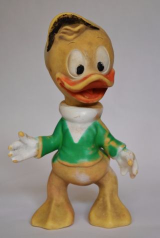 Louie Duck Walt Disney 1960s vintage rubber 24 cm (9 1/2 inches) 2