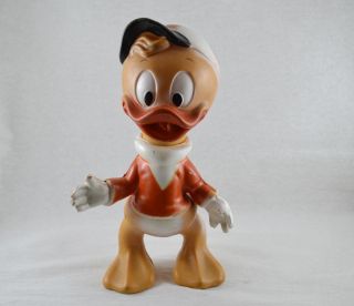 Huey Duck Walt Disney 1960s Vintage Rubber 24 Cm (9 1/2 Inches)