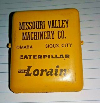 Missouri Valley Machinery Co.  Metal Clip,  Caterpillar,  Soo City Iowa & Omaha Ne