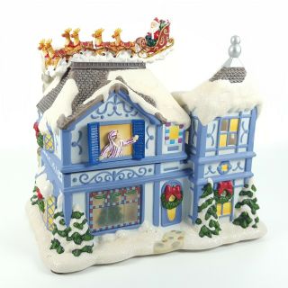 Party Lite The Night Before Christmas Musical Tealight House