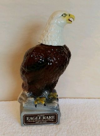 Vintage 1979 Eagle Rare Kentucky Bourbon Whiskey Ceramic Eagle Decanter 1