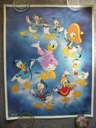 Donald Duck Through The Years 1986 Poster