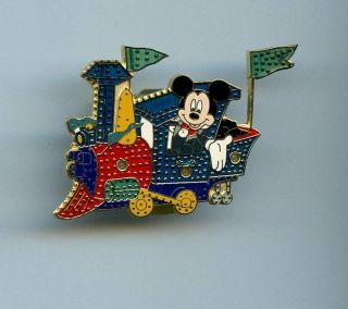 Wdw Disney Msep Main Street Electrical Parade Mickey Mouse Train Engine Le Pin
