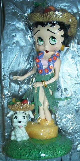 Betty Boop - Hawaiian Holiday Figurine By The Danbury,  W/coa