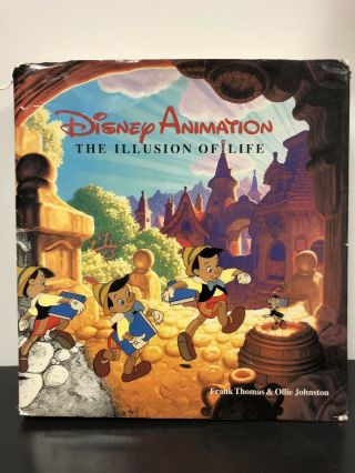 Disney Animation The Illusion Of Life By Frank Thomas & Ollie Johnson Book