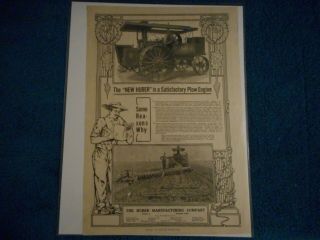 Huber Mfg.  Co.  Marion,  Oh 1910 Advertisement: Plow Engine 119 Yrs.  Old