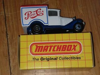 Match Box No.  38 Model A Truck Pepsi 1983 Us