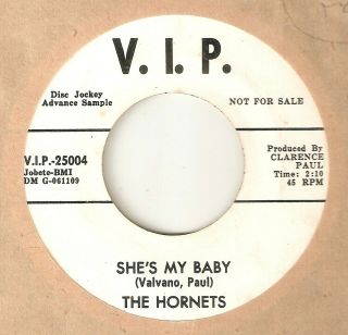 The Hornets Shes My Baby Vip Promo Garage Soul Motown Northern Soul Usa 45