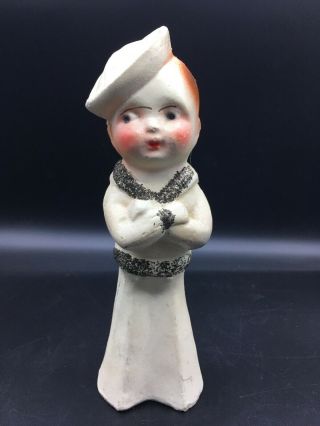 Vintage Chalkware Sailor Figurine Carnival Prize