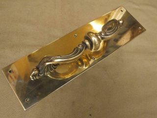 Ornate Vintage Solid Brass Pull Handle,