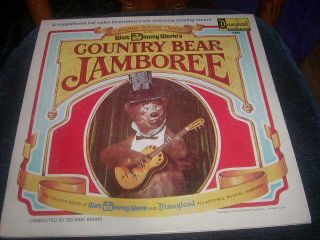 1972 Walt Disney World Country Bear Jamboree Disneyland Records Lp W/book 3994