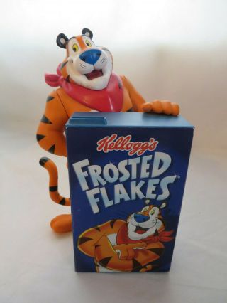 2006 Kelloggs Frosted Flake Tony The Tiger Coin Bank Large Plastic Figure