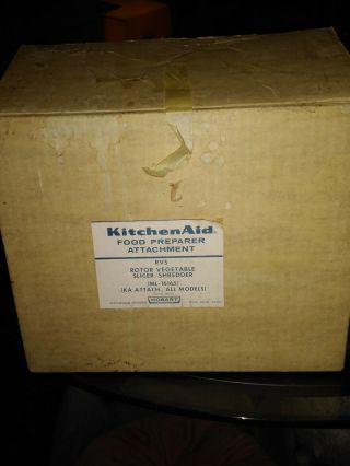 Vintage KitchenAid Mixer Metal Rotor Vegetable Slicer Food Prep Attachment 2