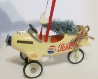 Pepsi Cola Vintage Style Pedal Die - Cast Airplane Artesian Ornament
