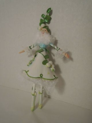 Patience Brewster Floral Fairy Krinkles Ornament 6.  5 Inch 56.  36057 W/ Box