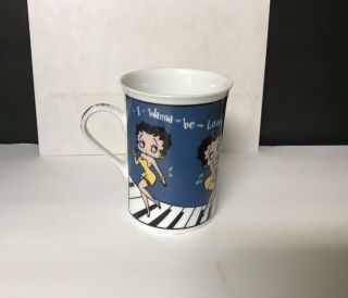 “boop - Oop - A - Doop” Betty Boop Fine Porcelain Collectors Mug "