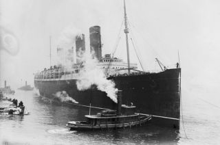 Rms Lusitania Photo Ship Sunk By German Submarine World War I