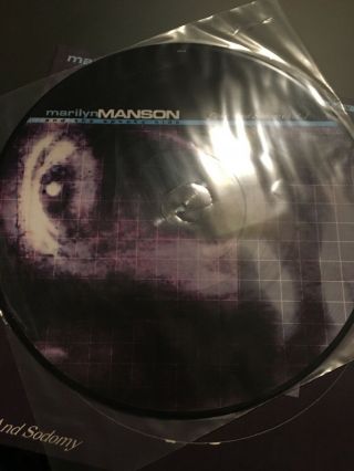 Rare Marilyn Manson And The Spooky Kids Coke And Sodomy Vol.  1 Picture Disc