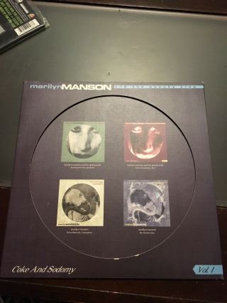 rare MARILYN MANSON and the SPOOKY KIDS coke and sodomy Vol.  1 PICTURE DISC 3