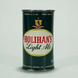 Holihan ' s Light Ale Beer Can Diamond Spring Brewery Lawrence MA VANITY LID - 3