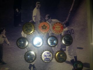 10 Pabst Brewing Beer Bottle Cap Crowns Cork Lined Tax