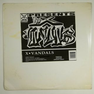 X Vandals " 2 All My People " Indie Rap 12 " Skullz Ent.