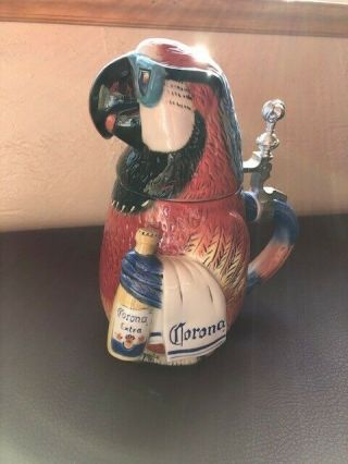 Corona Parrot Beer Stein First Edition 1489 Nos By Tradex Made In Germany