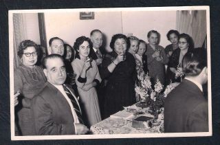 Real Photo China Portugal Macau Macao Macaense Portuguese Family Birthday 1960 