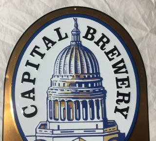 CAPITAL BREWERY Metal Beer Sign America ' s 1 Rated Brewery 2