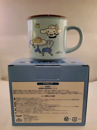 Sanrio Cinnamoroll Cafe Blue Ceramic Mug 2019 Coffee Tea Japan Imported US Sell 3