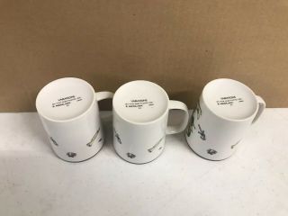 Fitz & Floyd Variations Santa Claus Porcelain Christmas Coffee Mug Cups