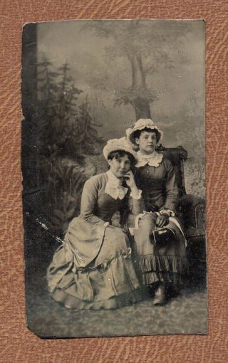 Civil War Era Two Sisters C.  1860 