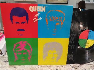 Queen Lp Hot Space 1982 Elektra Freddie Mercury Vg,  /n - Vinyl Lp Sterling