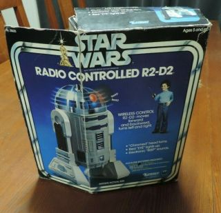 Vintage Star Wars Toltoys Box Remote Control R2d2 Mib